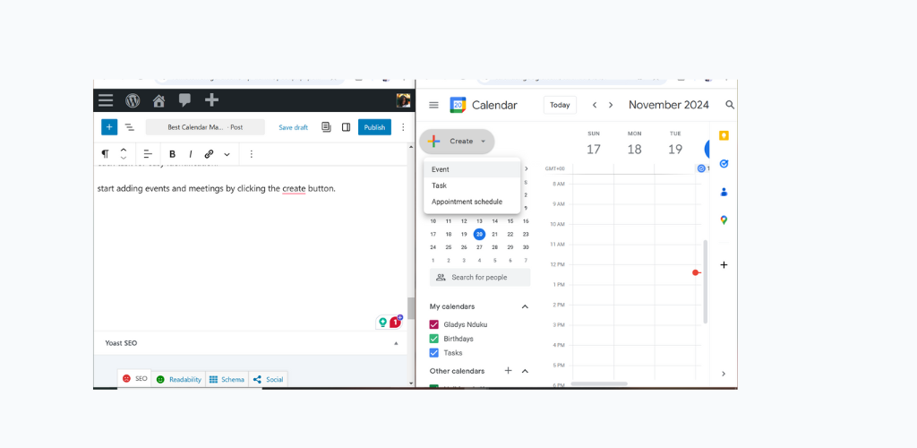calendar management for executive assistants